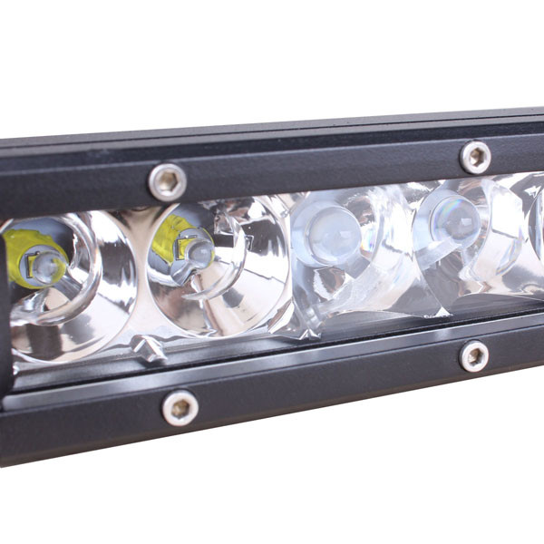Lifetime LED Lights 10 Inch LED Light Bar Single Row Combo Pattern Lifetime LLL50-5W-4500-C
